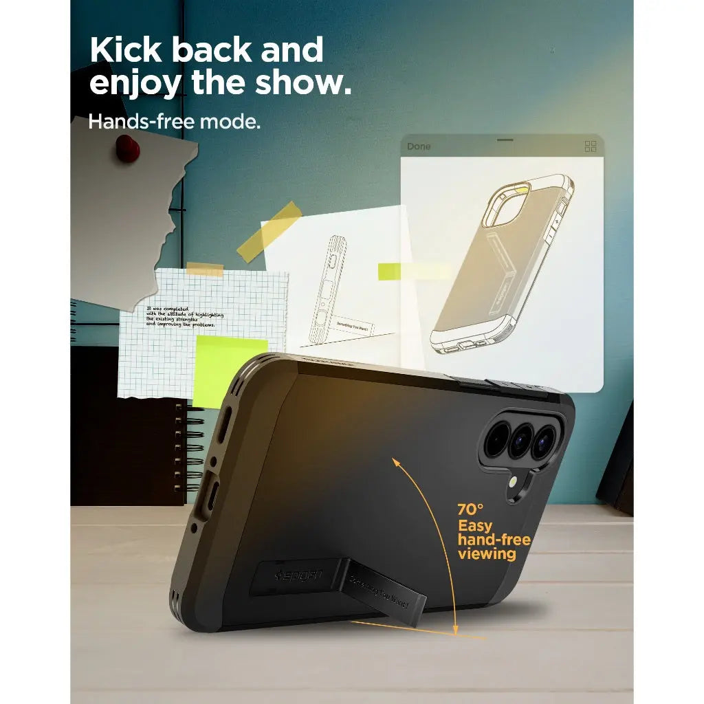 Spigen Samsung A37 5G Case Tough Armor with Kickstand Extreme Drop Protection Galaxy A37 Casing