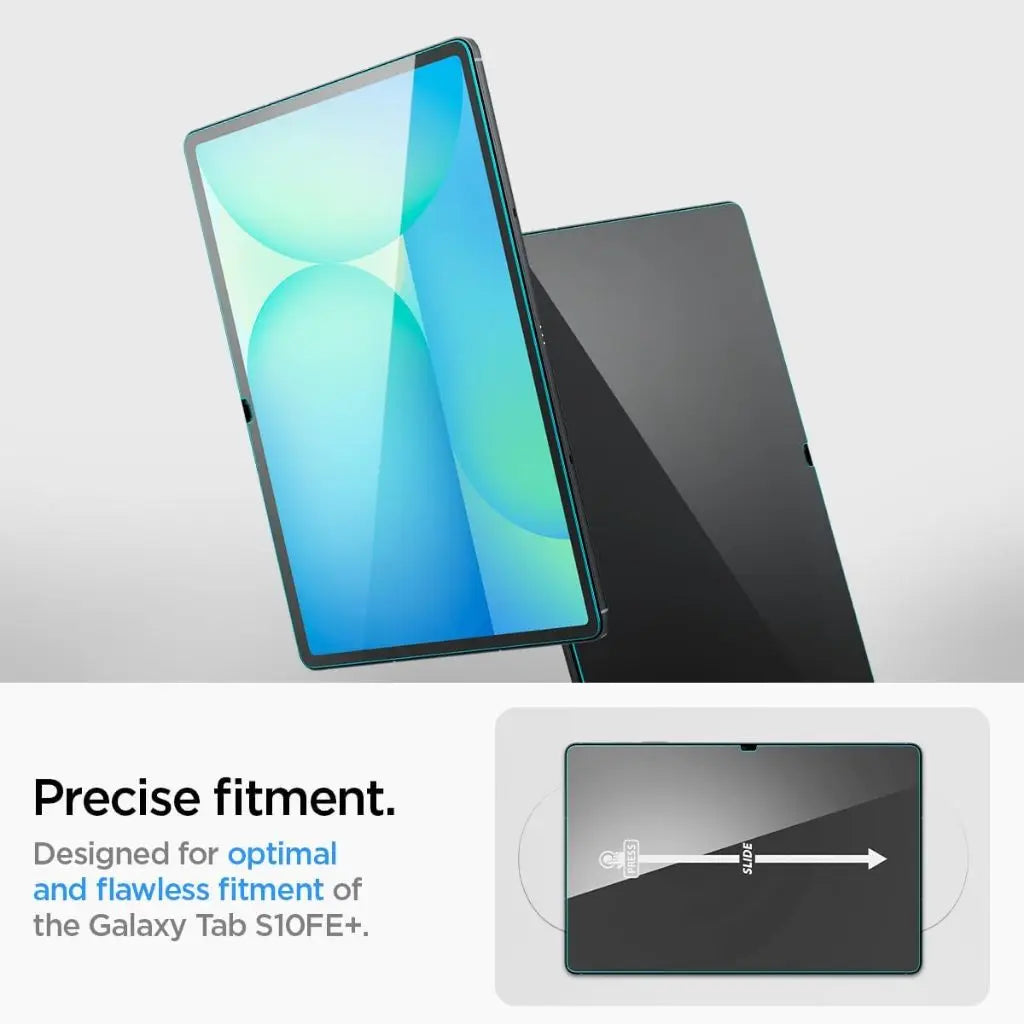 Spigen Samsung Galaxy Tab S10 FE Plus Screen Protector Glas.tR Slim Screen Protector with 9H Hardness Film