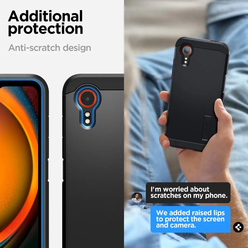 Spigen Samsung Galaxy XCover7 Case 6.6" Tough Armor with Kickstand & Extreme Drop Protection Samsung XCover7 Cover