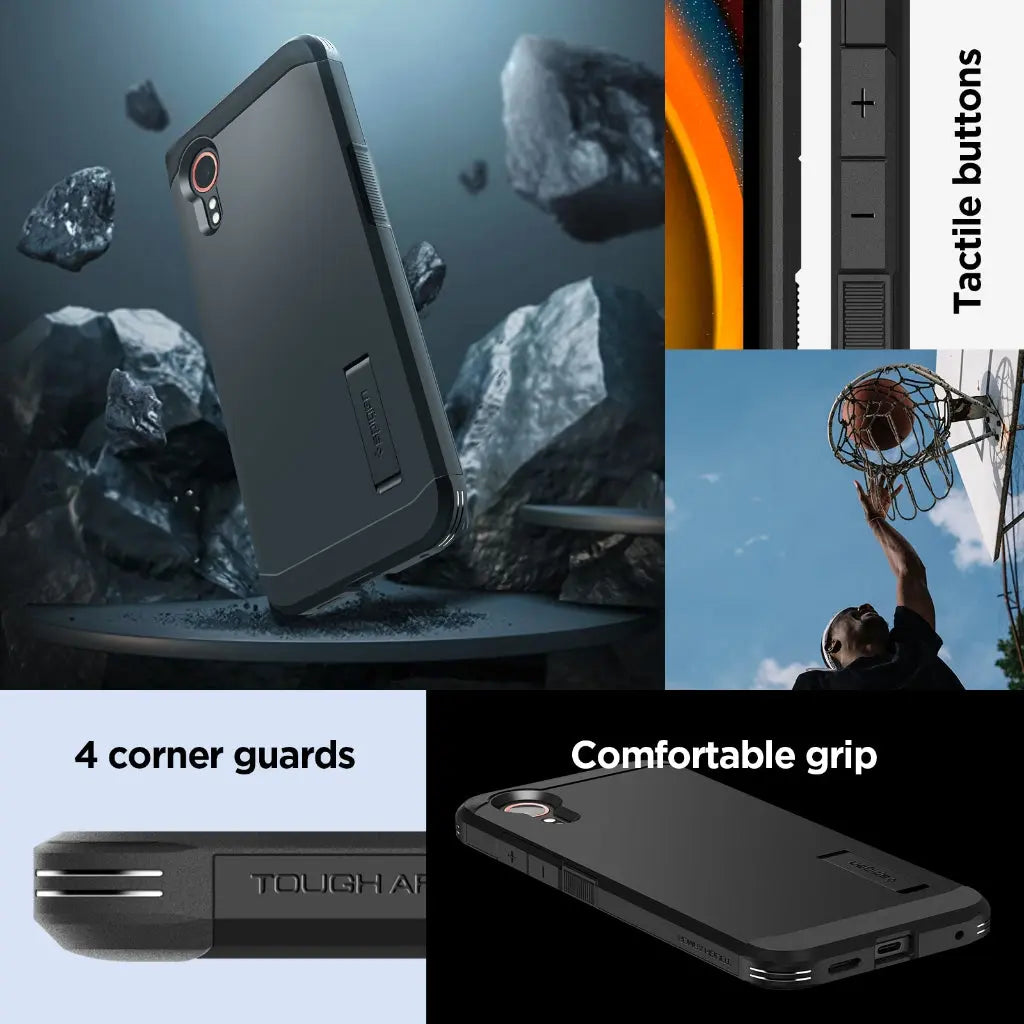 Spigen Samsung Galaxy XCover7 Case 6.6" Tough Armor with Kickstand & Extreme Drop Protection Samsung XCover7 Cover
