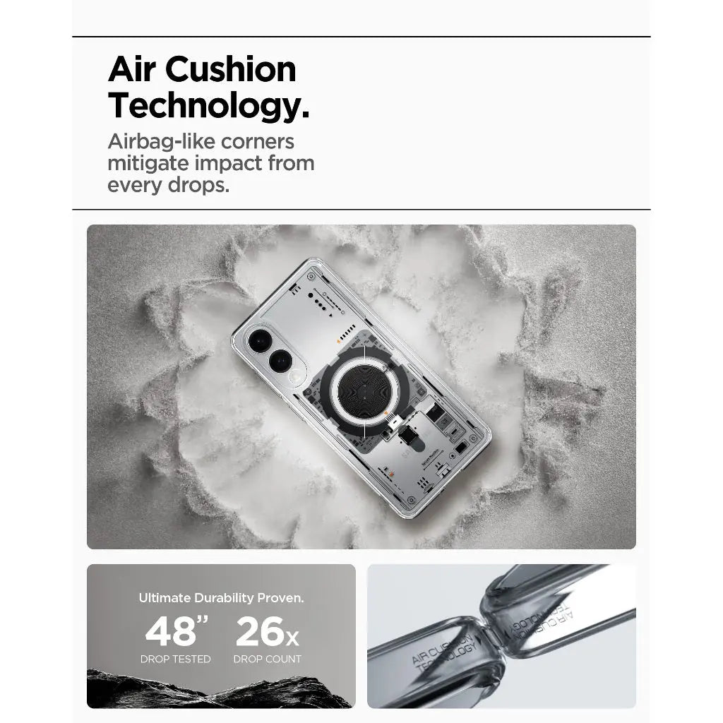 Spigen Samsung S25 Edge Case 6.7" Ultra Hybrid MagFit Neo One Magnetic Phone Case Galaxy S25 Edge Case