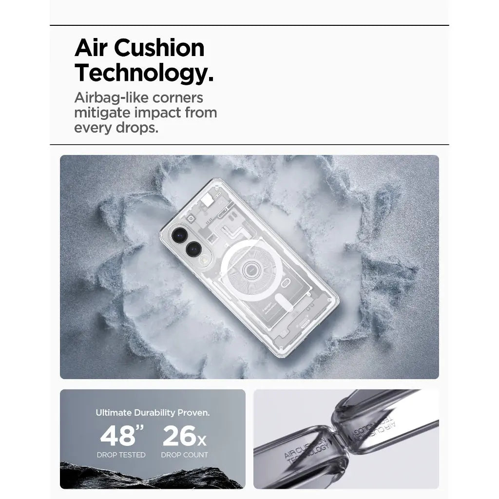 Spigen Samsung S25 Edge Case 6.7" Zero One Magfit Magnetic Phone Case Drop Protection Samsung Case Galaxy S25 Edge Case