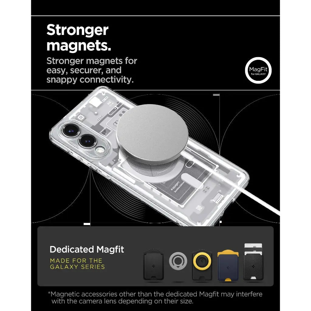 Spigen Samsung S25 Edge Case 6.7" Zero One Magfit Magnetic Phone Case Drop Protection Samsung Case Galaxy S25 Edge Case