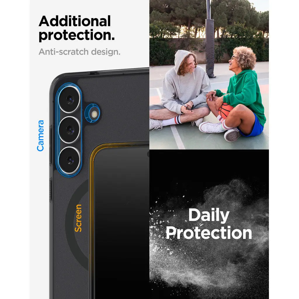 Spigen Samsung S25 FE Case Ultra Hybrid MagFit Frost Magnetic Phone Case Frost Back Matte Galaxy S25 FE Casing