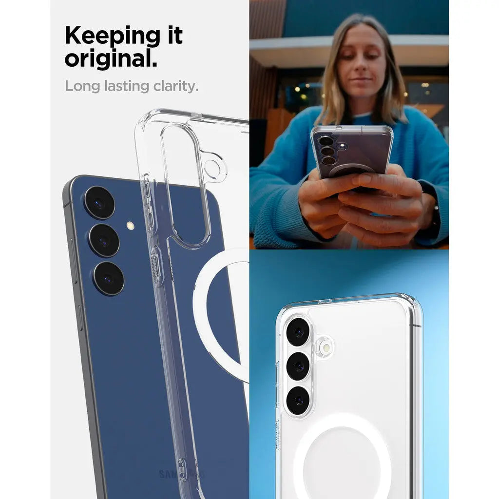 Spigen Samsung S25 FE Case Ultra Hybrid Magfit Magnetic Phone Case Magnetic Case Samsung Cover Galaxy S25 FE Casing