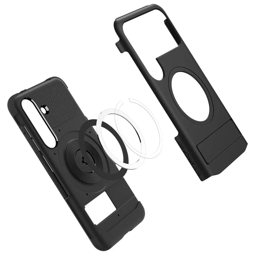 Spigen Samsung S25 case 6.2" Slim Armor MagFit Magnetic Phone Case Kickstand Phone Stand Holder Samsung Case