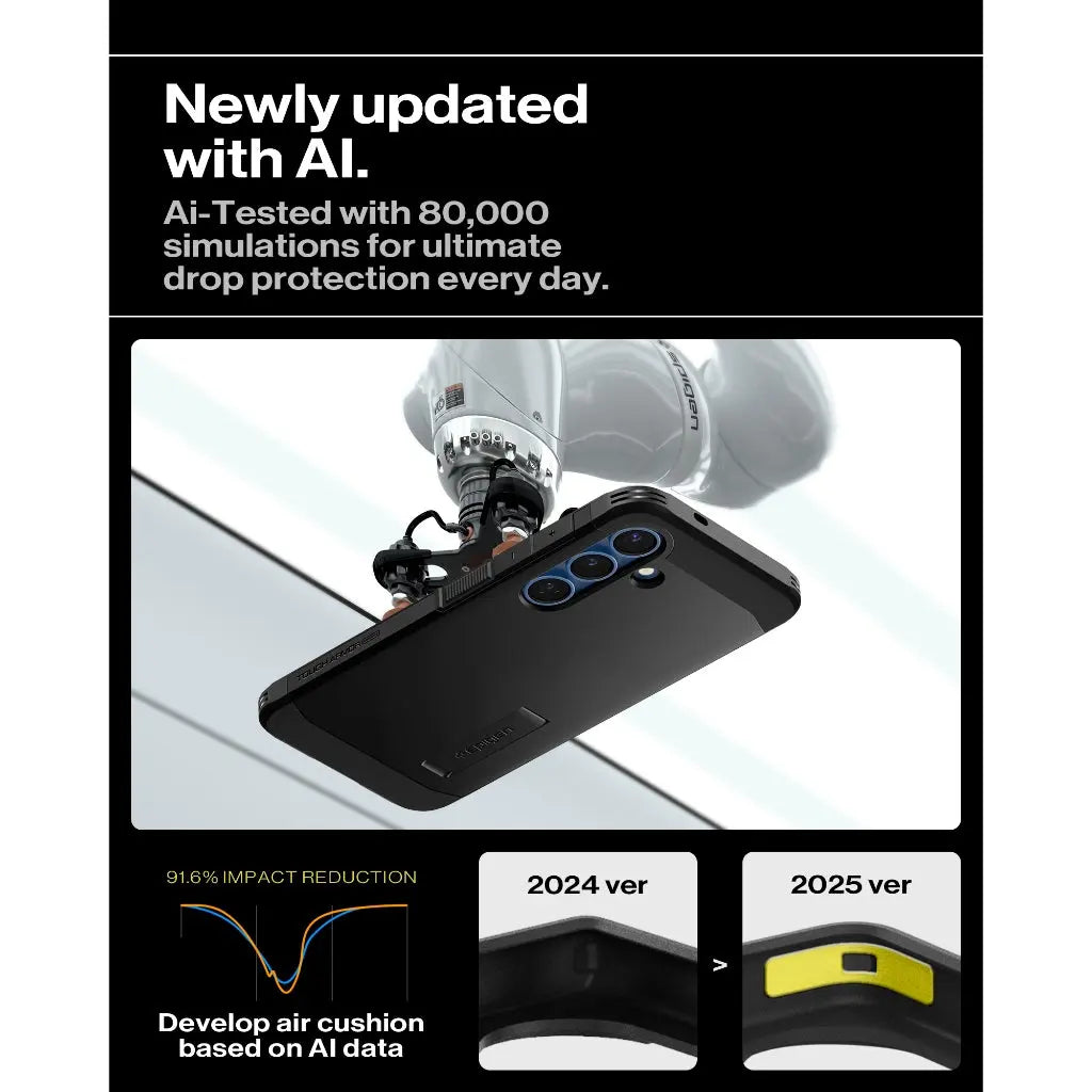 Spigen Samsung S25+ Case 6.7" Tough Armor MagFit Casing Magnetic Phone Case Extreme Protection Samsung S25 Plus Case