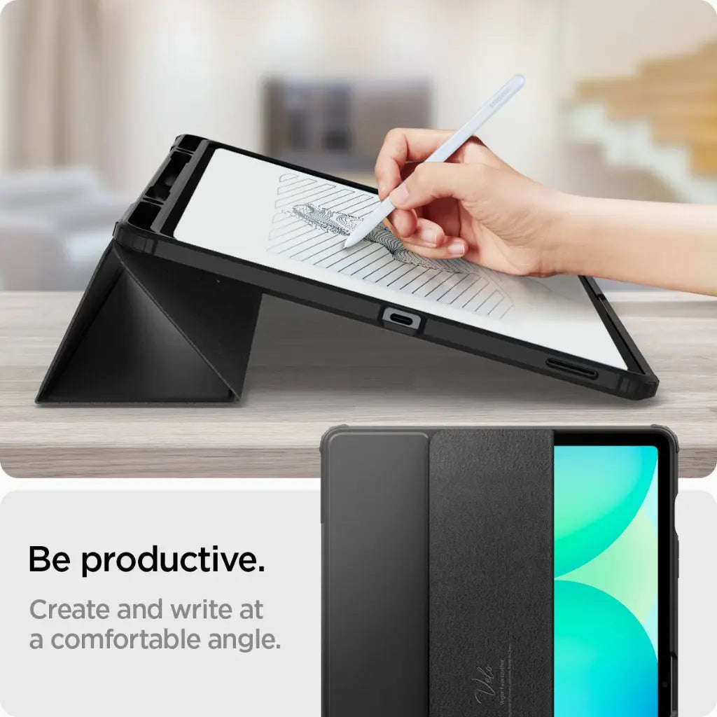 Spigen Samsung Tab S10 FE+ Case 13.1" (2025) Ultra Hybrid Pro Galaxy Tab S10 FE Plus Transparent Case Samsung Tablet