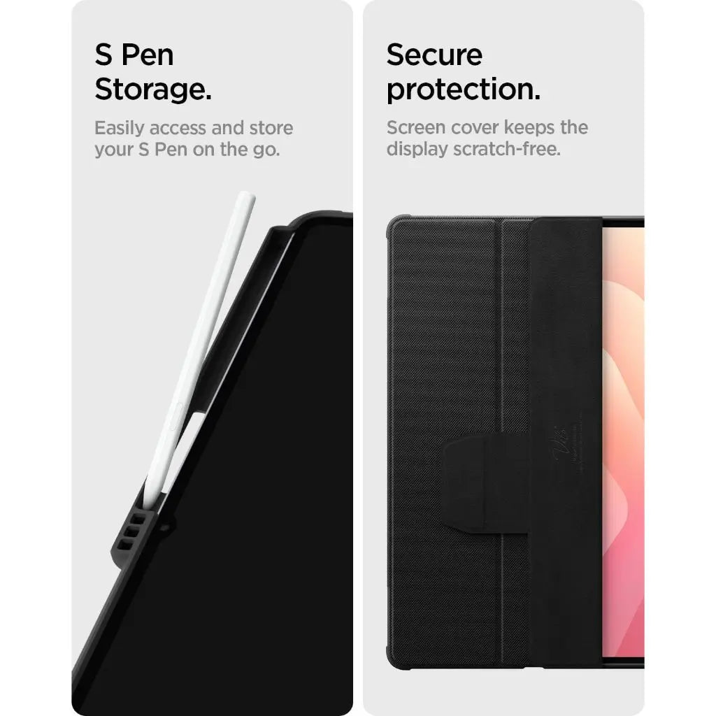 Spigen Samsung Tab S11 Ultra Case (2025) Rugged Armor Pro Galaxy Tab S11 Ultra Case Trifold Stand Samsung Cover
