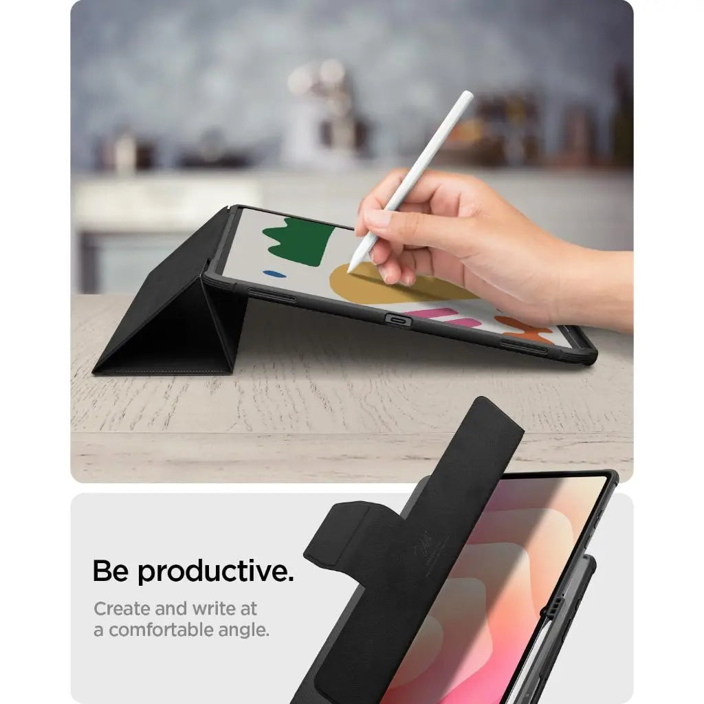 Spigen Samsung Tab S11 Ultra Case (2025) Rugged Armor Pro Galaxy Tab S11 Ultra Case Trifold Stand Samsung Cover