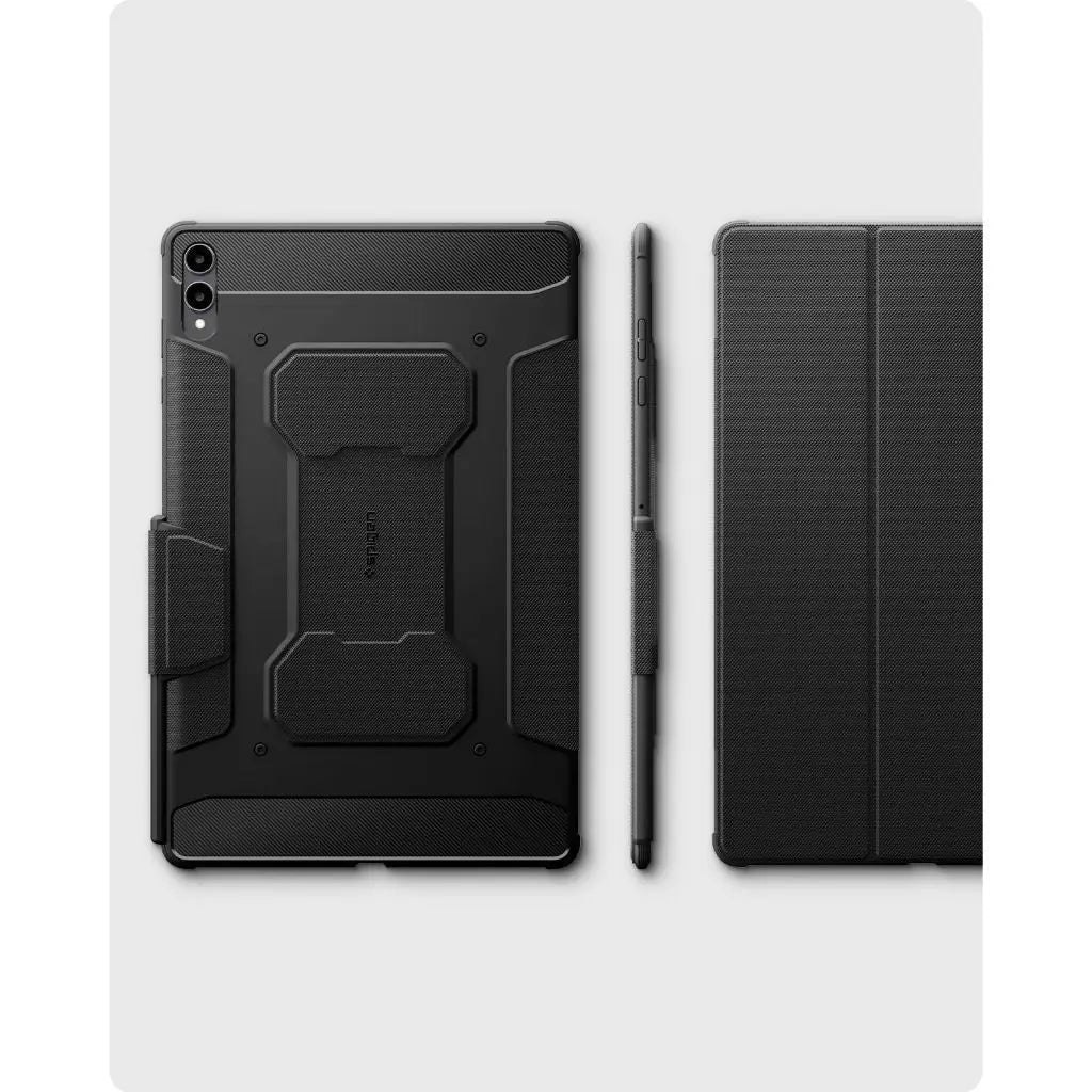 Spigen Samsung Tab S11 Ultra Case (2025) Rugged Armor Pro Galaxy Tab S11 Ultra Case Trifold Stand Samsung Cover