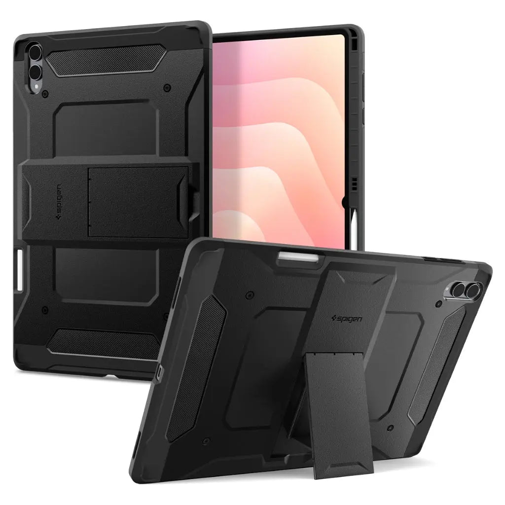 Spigen Samsung Tab S11 Ultra Case (2025) Tough Armor Pro Galaxy Tab S11 Ultra Case Kickstand S Pen Holder Samsung Case