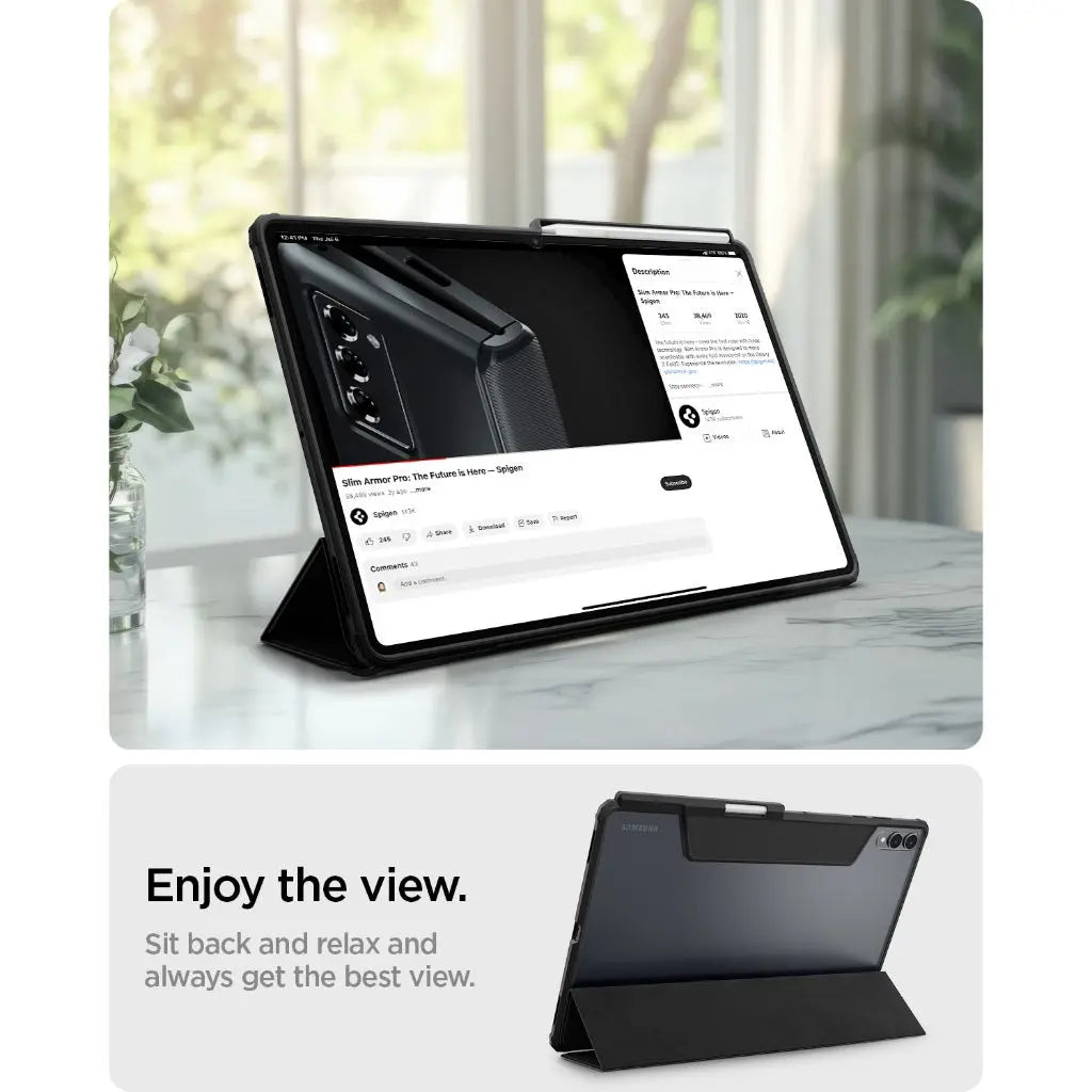 Spigen Samsung Tab S11 Ultra Case (2025) Ultra Hybrid Pro Galaxy Tab S11 Ultra Case TriFold Clear Case Samsung Case