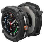 Spigen Samsung Watch 8 Classic (46mm) Case Rugged Armor Samsung Casing Galaxy Watch 8 Classic Protection Black Cover