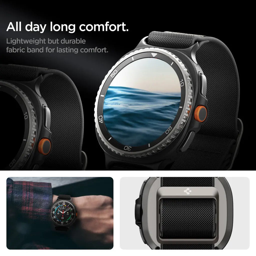 Spigen Samsung Watch 8 (40/44/46mm) Lite Fit Watch Band Galaxy Watch 8 (40/44/46mm) Strap