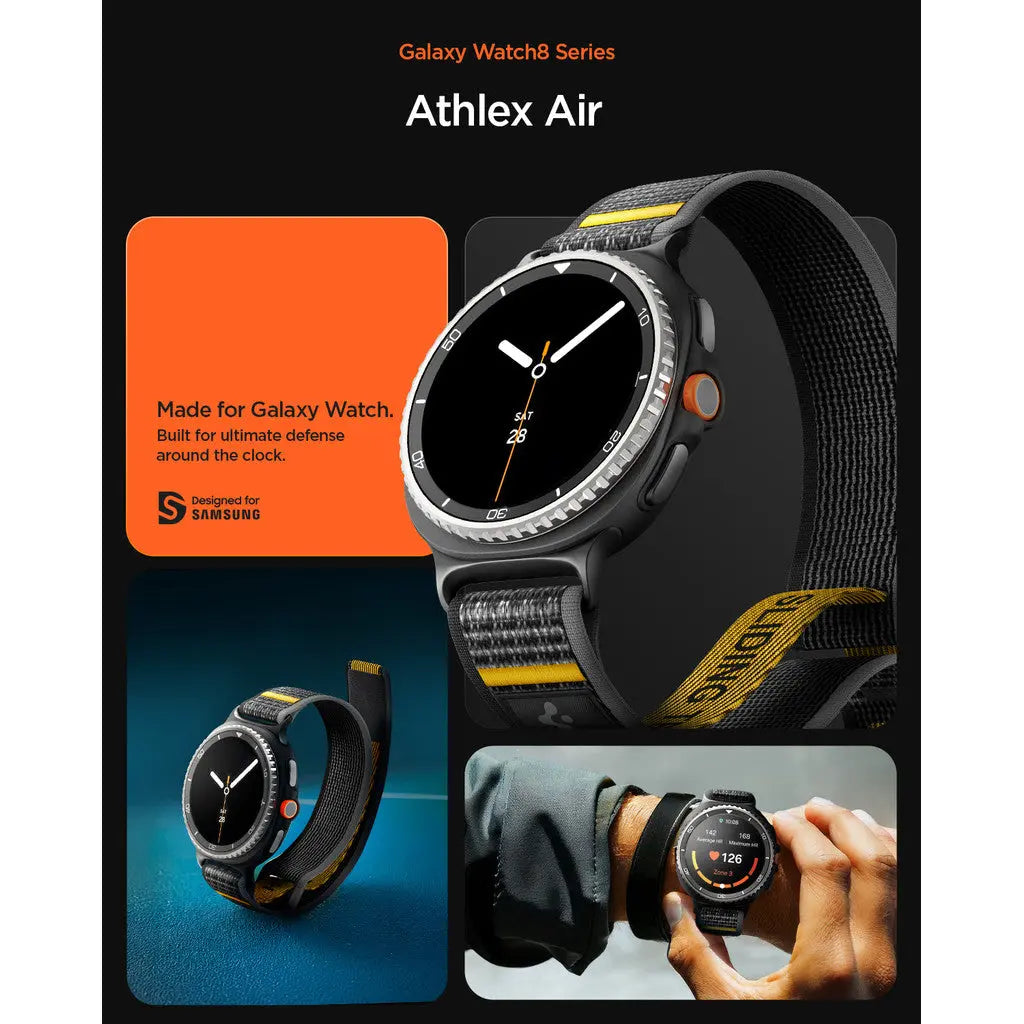 Spigen Samsung Watch 8 (40/44/46mm) Strap Watch Band Athlex Air Premium Comfortable Fabric Samsung Watch Band