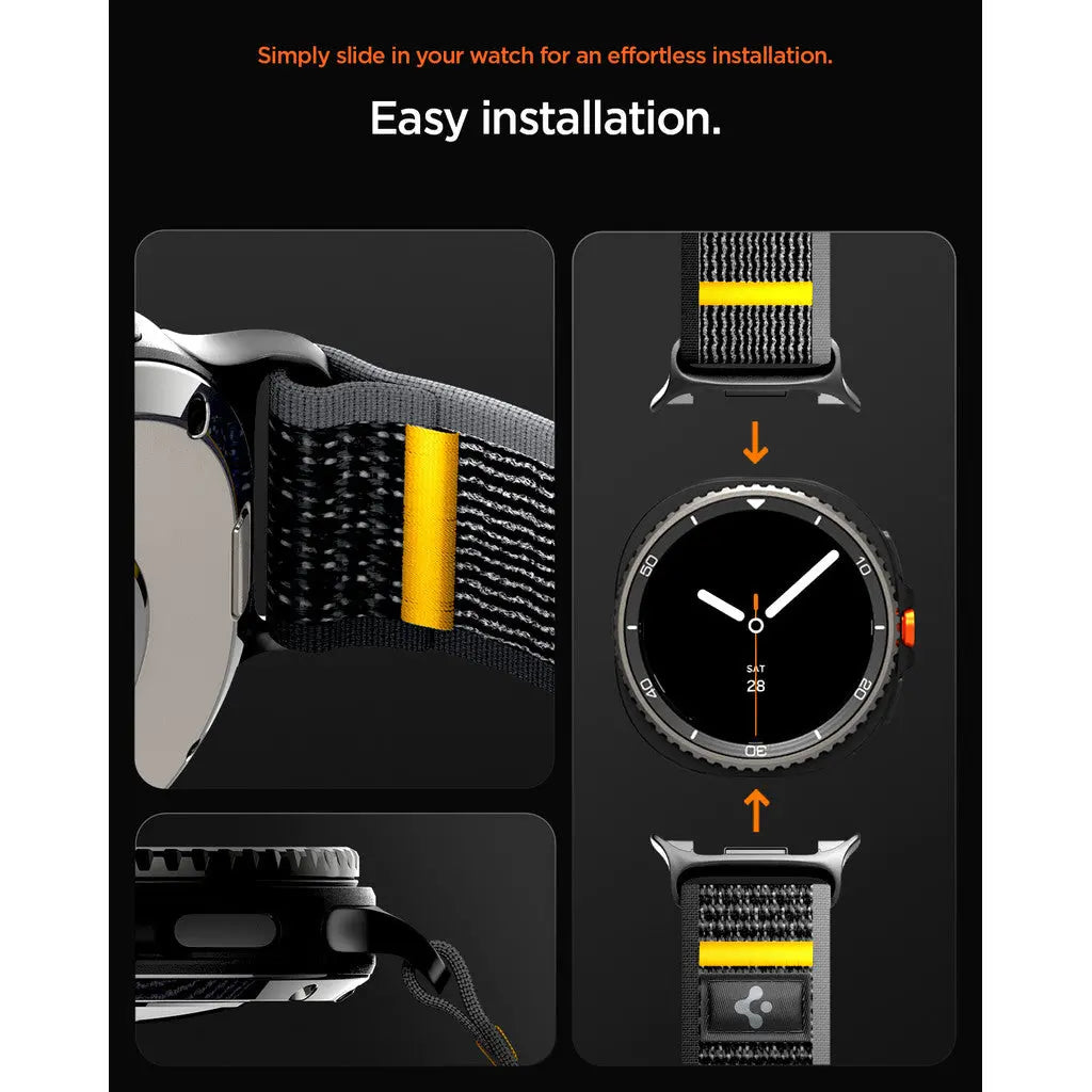 Spigen Samsung Watch 8 (40/44/46mm) Strap Watch Band Athlex Air Premium Comfortable Fabric Samsung Watch Band