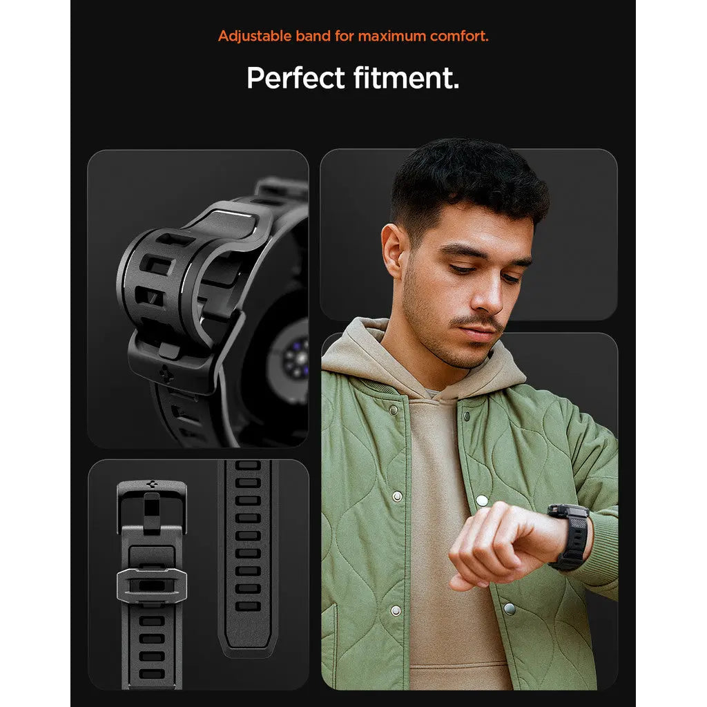 Spigen Samsung Watch 8 (40mm) Case Rugged Armor Pro Galaxy Watch Strap Watch Case Watch Band Protective