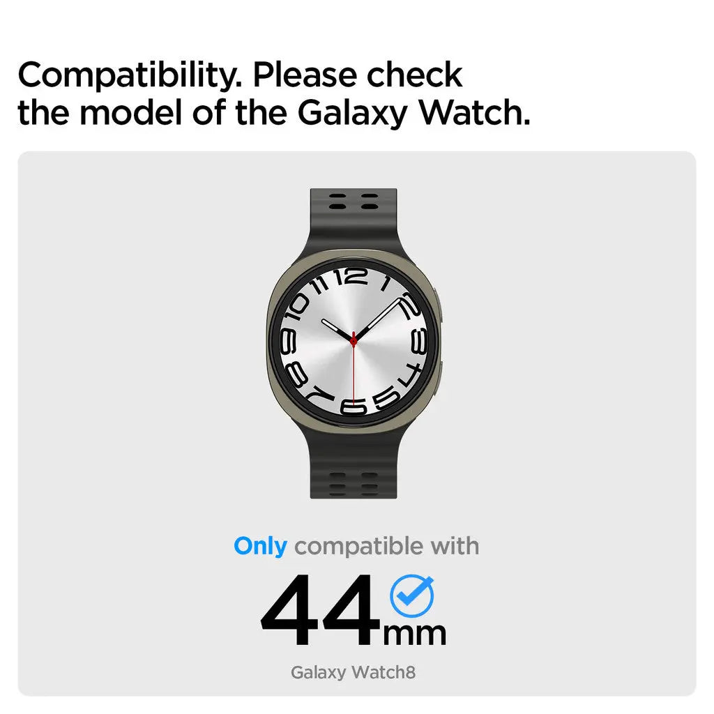 Spigen Samsung Watch 8 (44mm) Accessory Bezel Tune Stainless Steel Galaxy Watch 8 Bezel Protection
