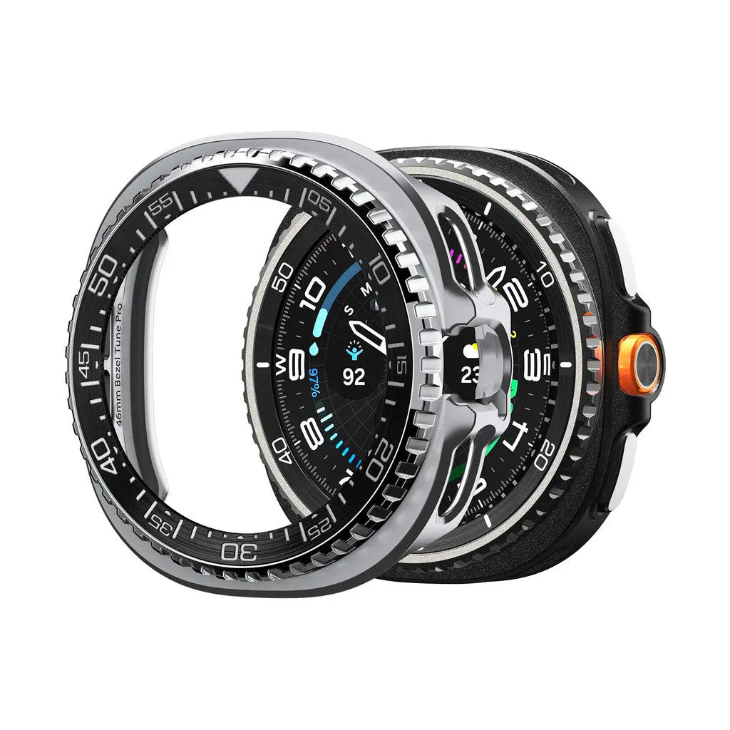 Spigen Samsung Watch 8 (44mm) Case Bezel Tune Pro Premium Stainless Steel Galaxy Watch Case Samsung Watch Casing