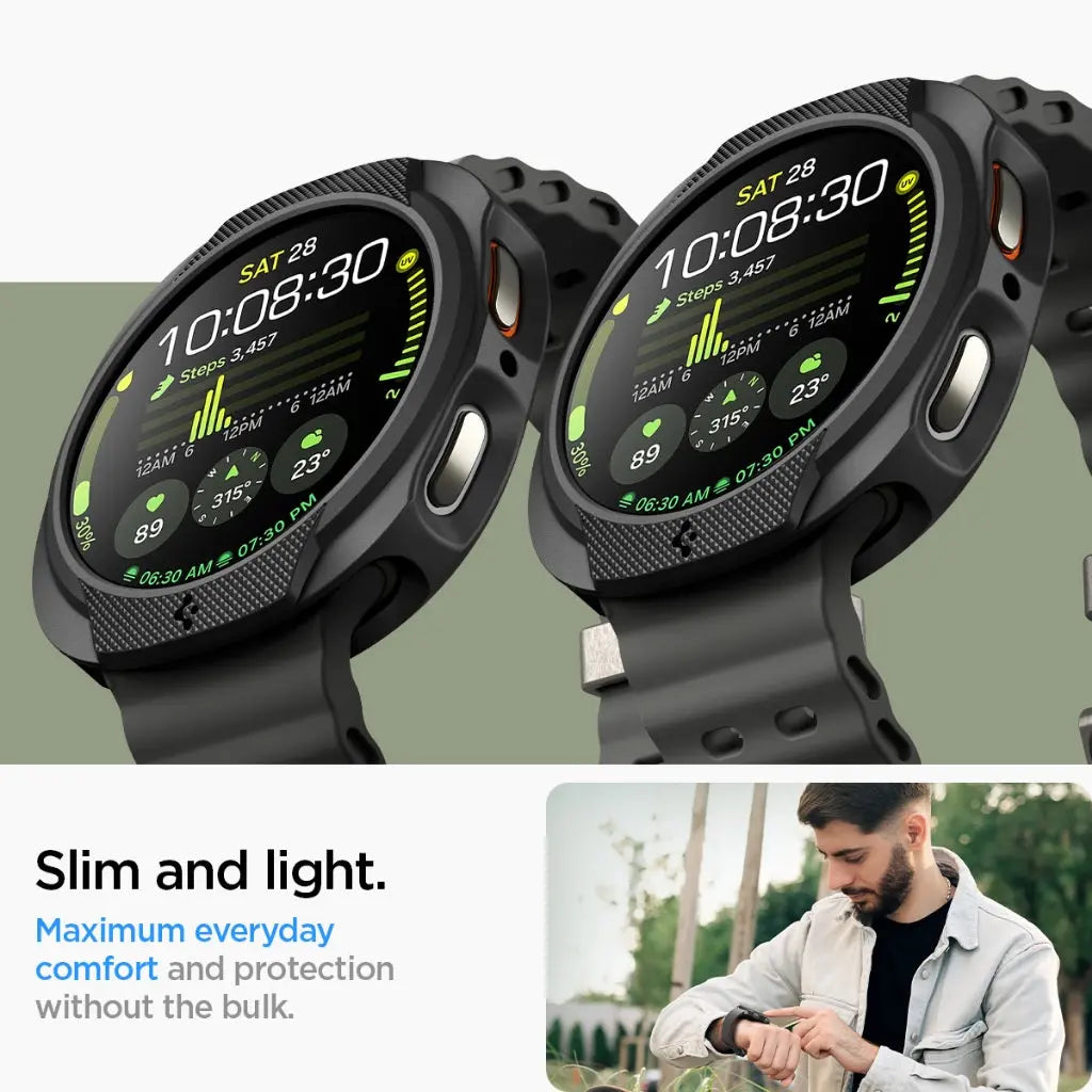 Spigen Samsung Watch 8 (44mm) Case Liquid Air Galaxy Watch 8 Case Drop Protection Samsung Watch Cover