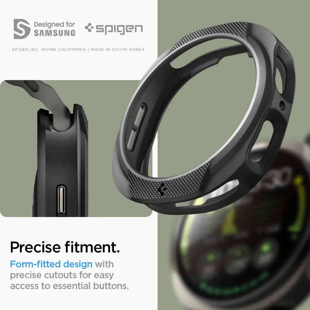 Spigen Samsung Watch 8 (44mm) Case Liquid Air Galaxy Watch 8 Case Drop Protection Samsung Watch Cover