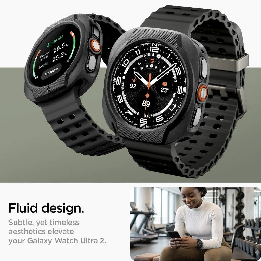 Spigen Samsung Watch Ultra 2 Case (47mm) Liquid Air Slim Protective Case Galaxy Watch Ultra 2 Case