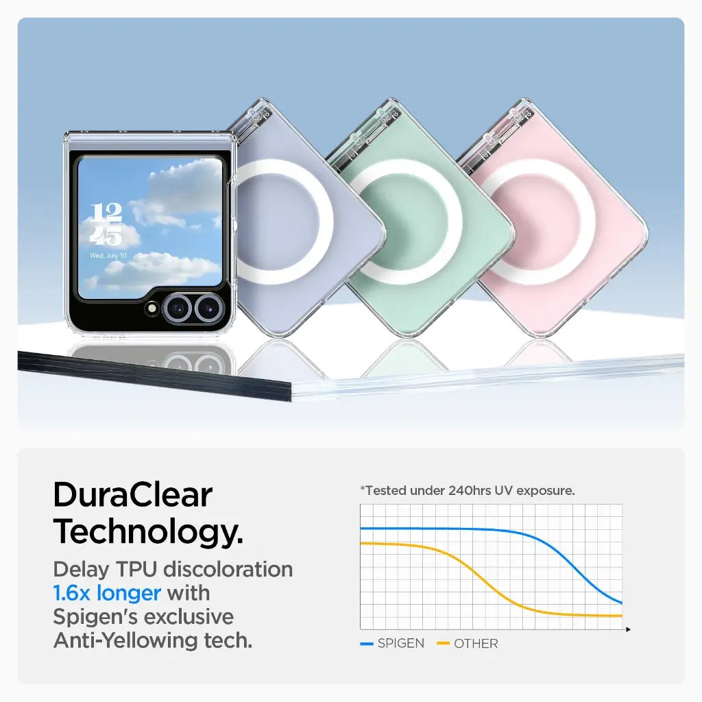 Spigen Samsung Z Flip 7 FE / Z Flip 6 Case Ultra Hybrid Pro MagFit Magnetic Phone Case Galaxy Z Flip 7 FE Casing