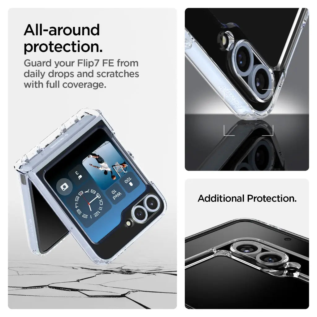 Spigen Samsung Z Flip 7 FE / Z Flip 6 Case Ultra Hybrid Pro MagFit Magnetic Phone Case Galaxy Z Flip 7 FE Casing