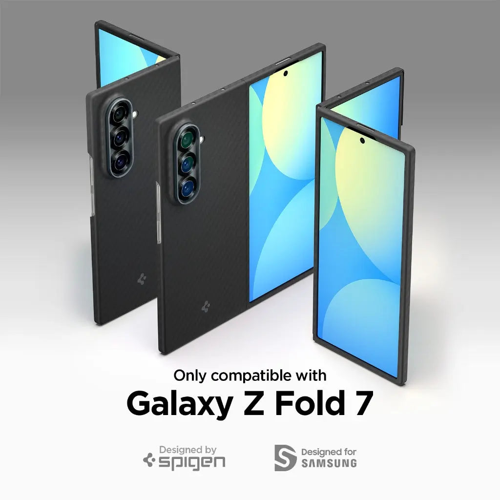 Spigen Samsung Z Fold 7 Case Air Skin Aramid Slim Scratch Protection Lightweight Thinness Samsung Galaxy Z Fold 7 Case
