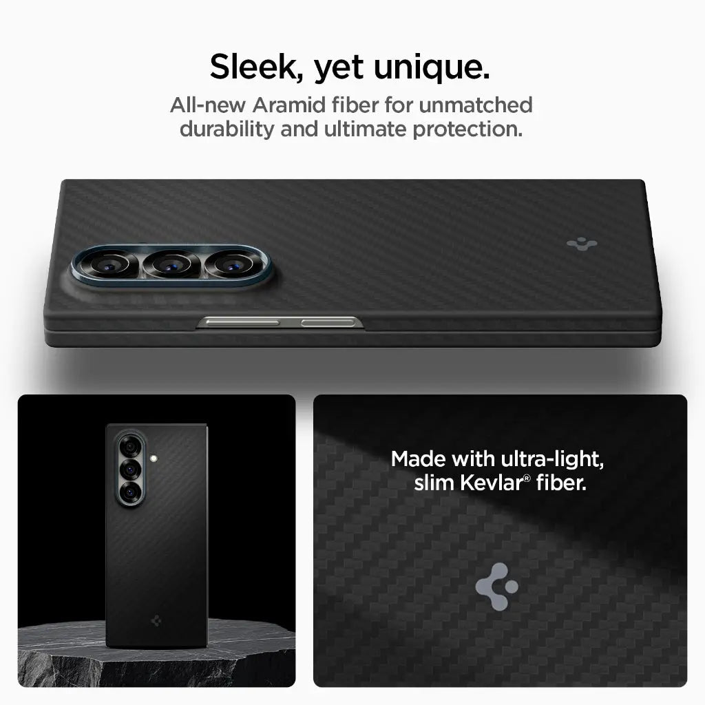 Spigen Samsung Z Fold 7 Case Air Skin Aramid Slim Scratch Protection Lightweight Thinness Samsung Galaxy Z Fold 7 Case