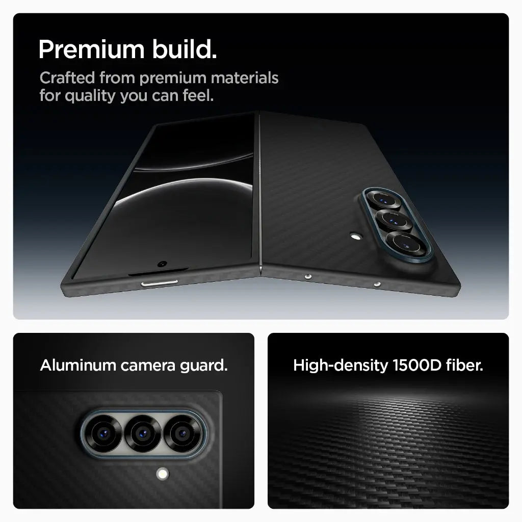 Spigen Samsung Z Fold 7 Case Air Skin Aramid Slim Scratch Protection Lightweight Thinness Samsung Galaxy Z Fold 7 Case