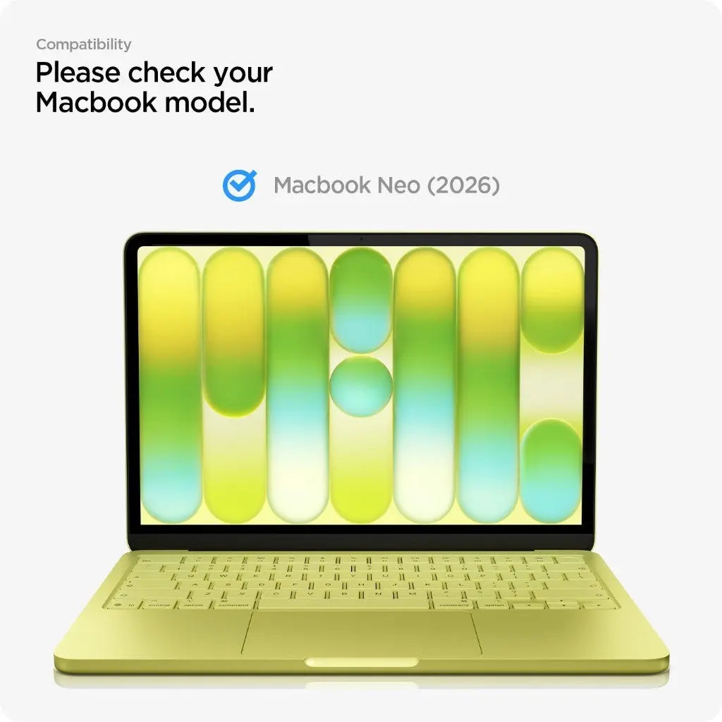 Spigen Screen Protector Tempered Glass Full Cover compatible with MacBook Neo 13