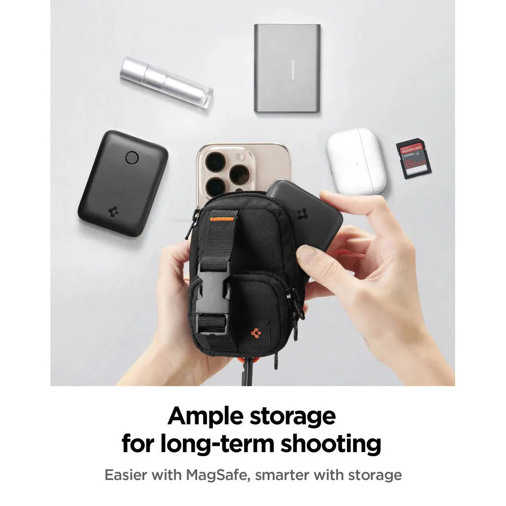 Spigen Snap Zip Magnetic Card Wallet Gadget Pouch Travel Pouch Cable Organiser Travel Bag