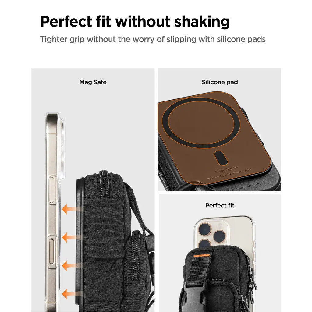 Spigen Snap Zip Magnetic Card Wallet Gadget Pouch Travel Pouch Cable Organiser Travel Bag