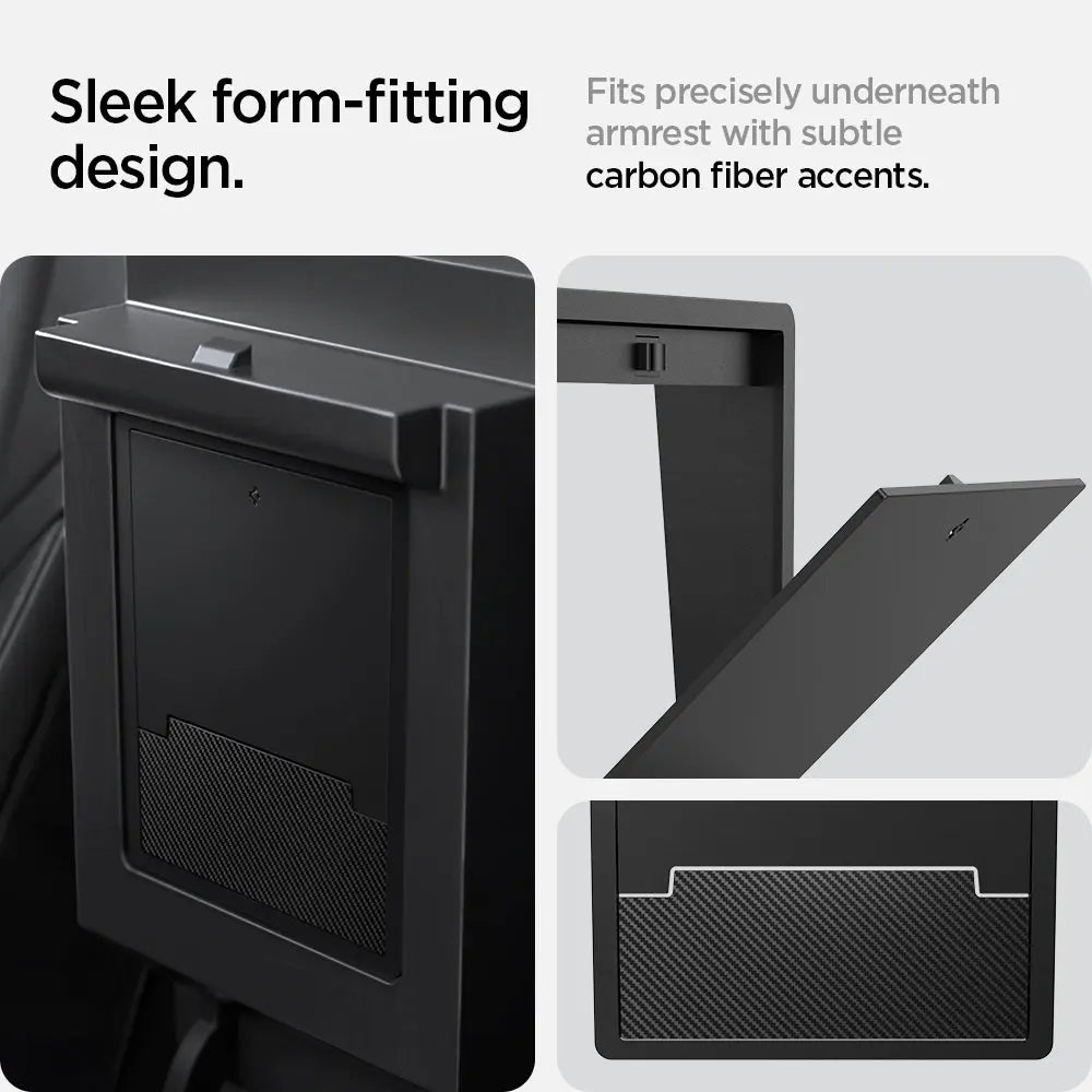 Spigen Tesla Model Y (2021-2025) / Model 3 (2021-2023) Center Console One Touch Hidden Storage Box Tesla Car Accessories