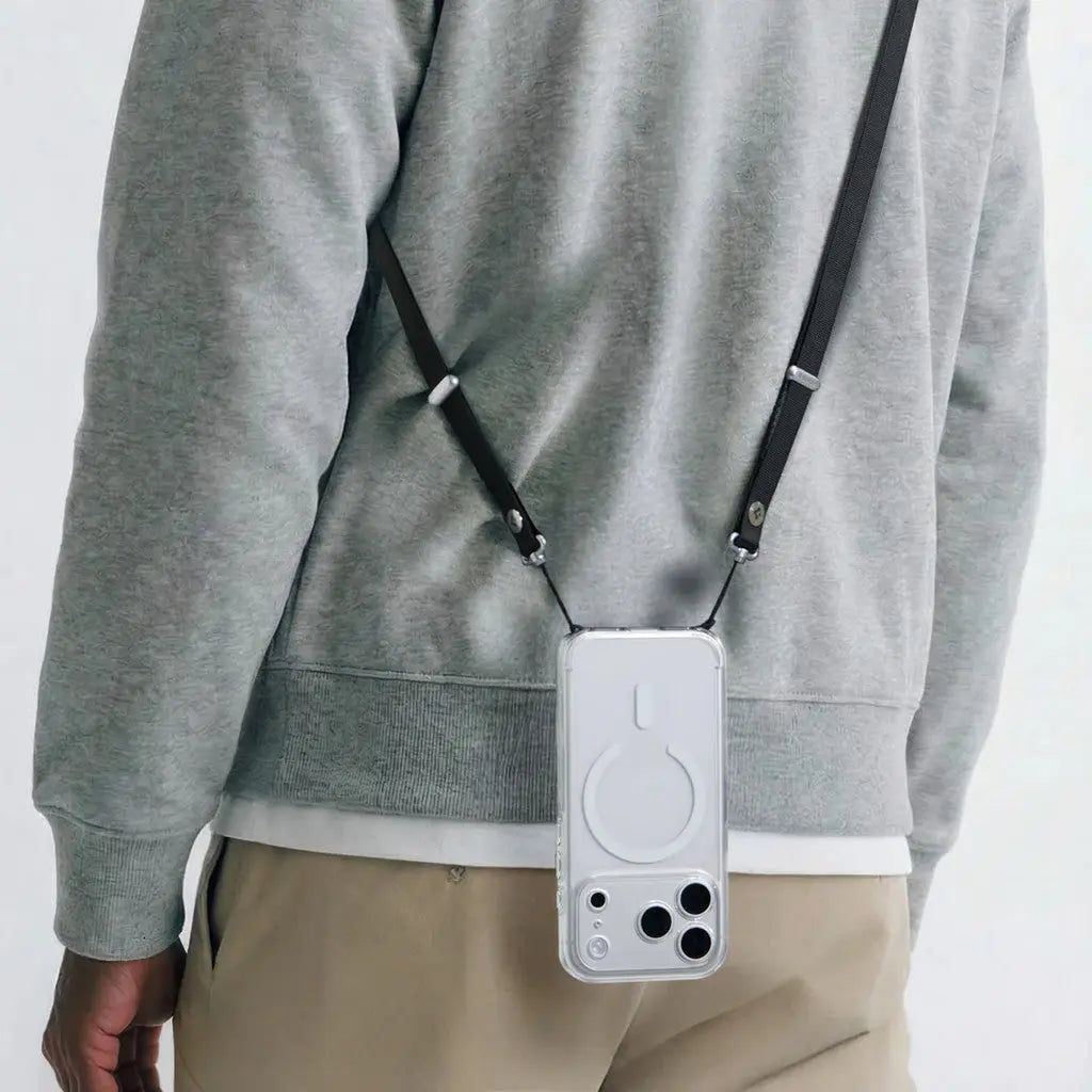 Spigen Universal Phone Lanyard CrossBody Strap Neck Strap With Magnetic Adjustable Phone Strap DA30L