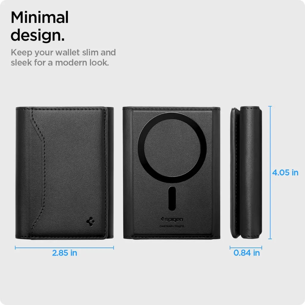 Spigen Valentinus S MagFit Magnetic Wallet MagSafe Card Holder Trifold Stand For iPhone 16 / 15 / 14 / 13 / 12 Series
