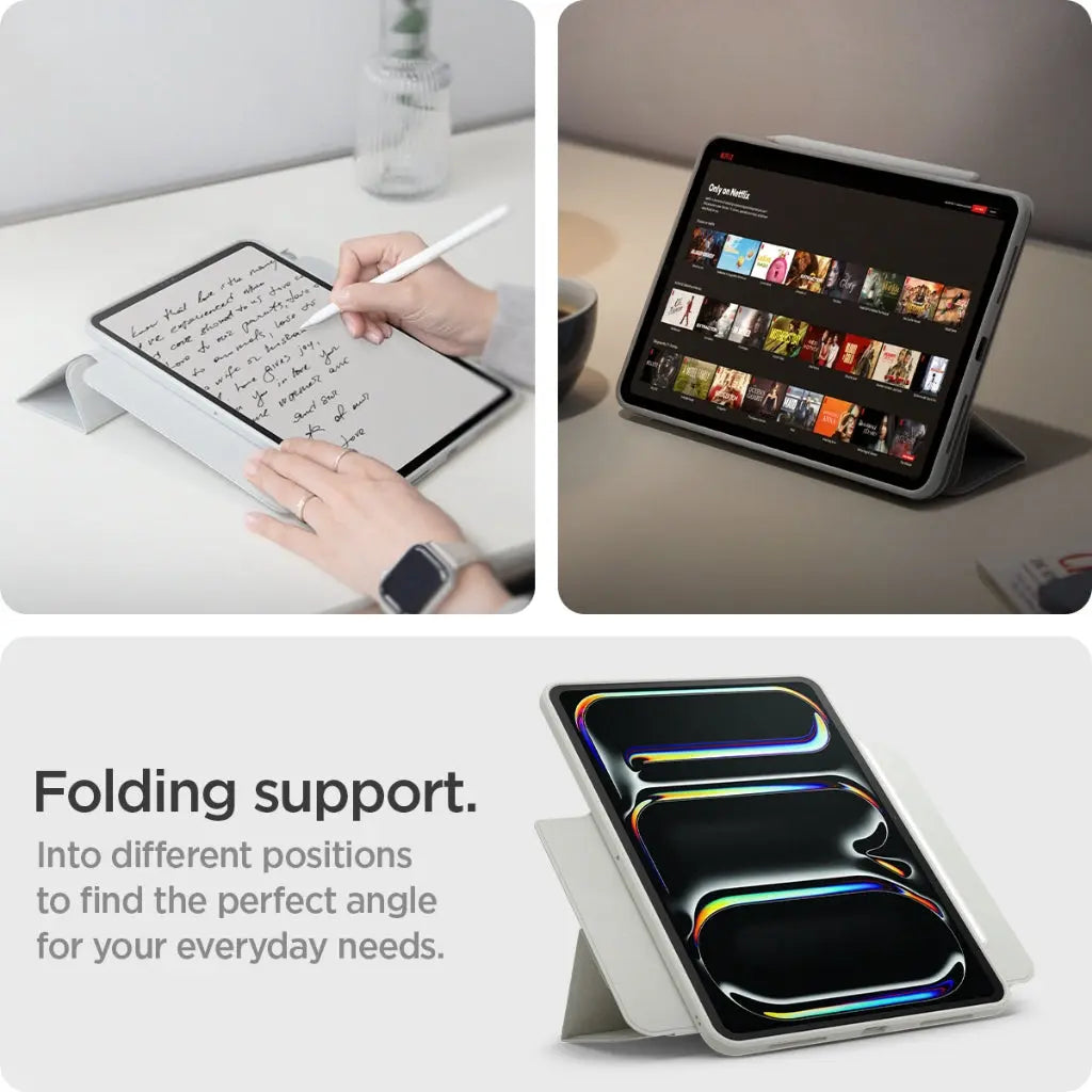 Spigen iPad Pro 11" Case (2024) Air Skin Pro OneTap Magnetic iPad Pro 11 inch Case Magnetic Case iPad Cover iPad Case