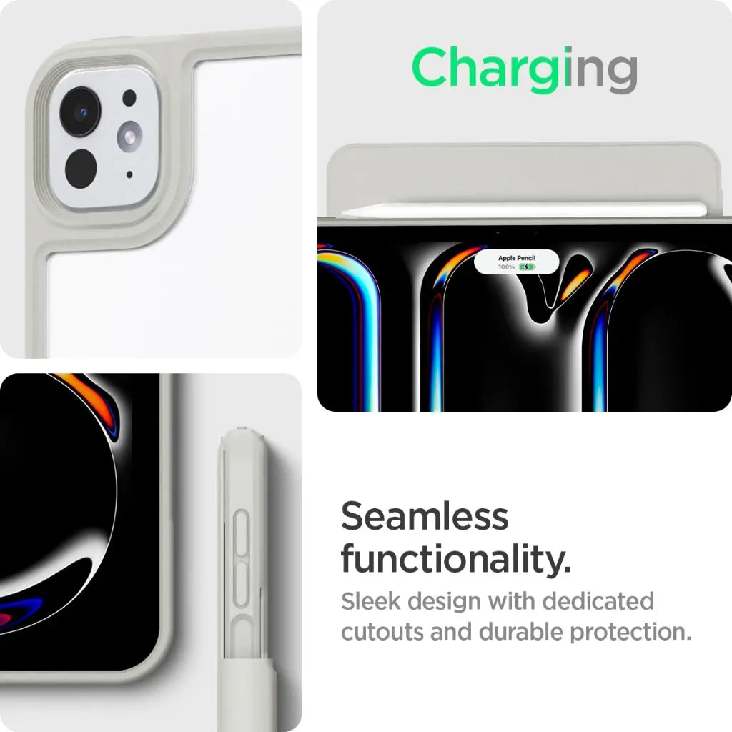 Spigen iPad Pro 11" Case (2024) Air Skin Pro OneTap Magnetic iPad Pro 11 inch Case Magnetic Case iPad Cover iPad Case