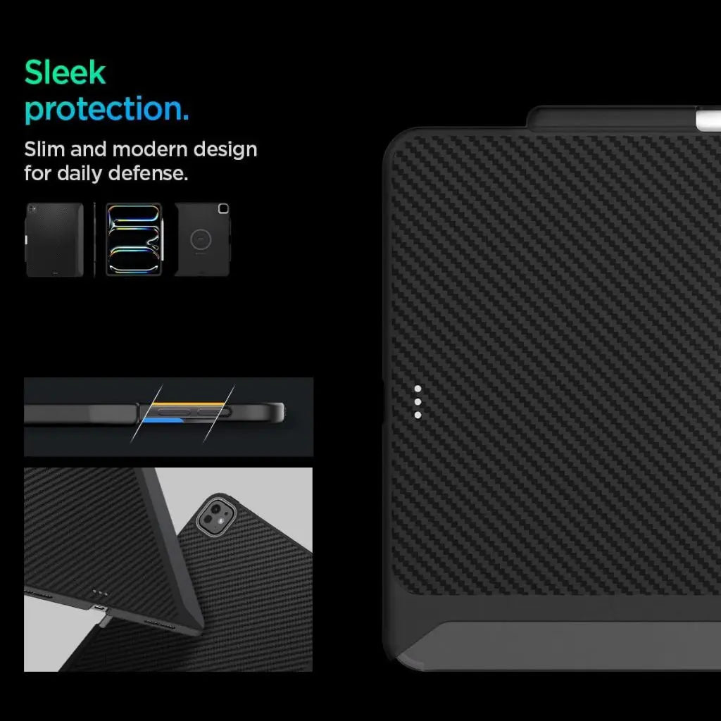 Spigen iPad Pro 11" Case (2024) Enzo Aramid iPad Pro 11-inch Cover Casing Slim Premium Ultimate Protection