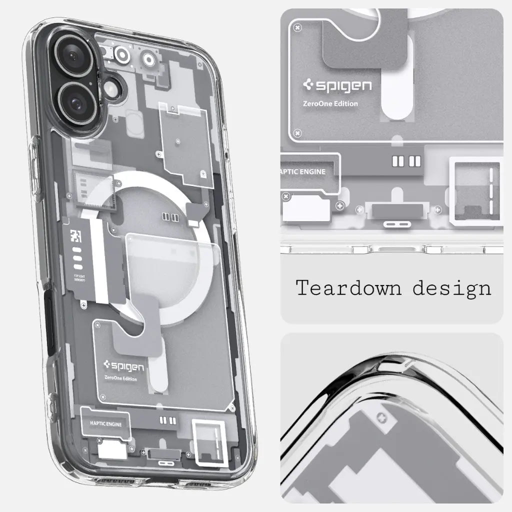 Spigen iPhone 16 Case 6.1" Ultra Hybrid Zero One Magfit Magnetic Phone Case Magnetic Casing iPhone Cover