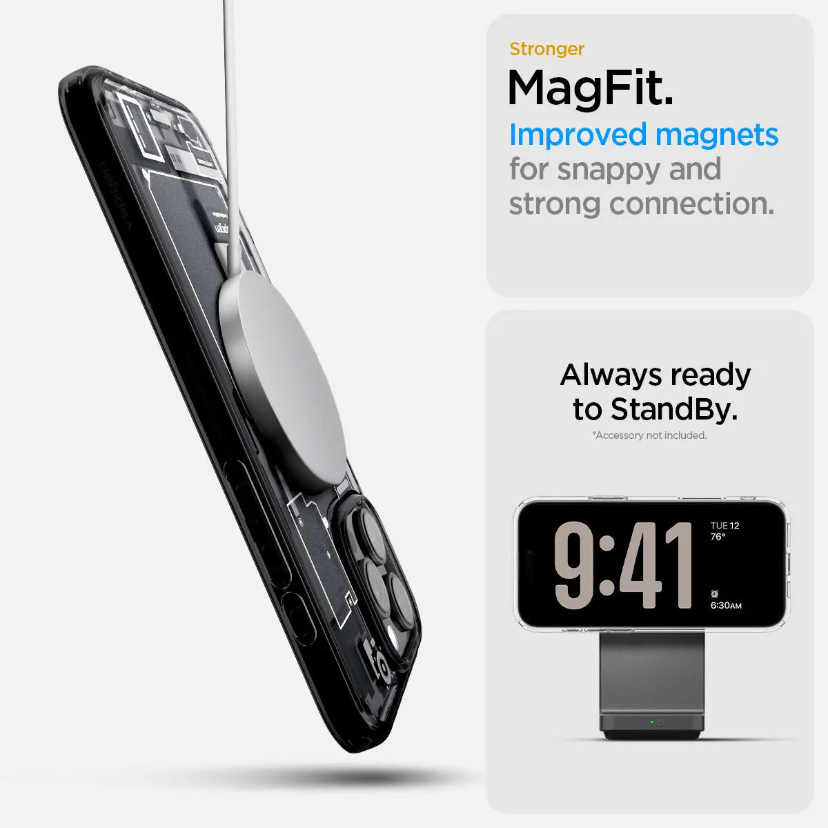 Spigen iPhone 16 Pro Case 6.3" Ultra Hybrid Zero One MagFit Magnetic Phone Case Magnetic Casing iPhone Cover