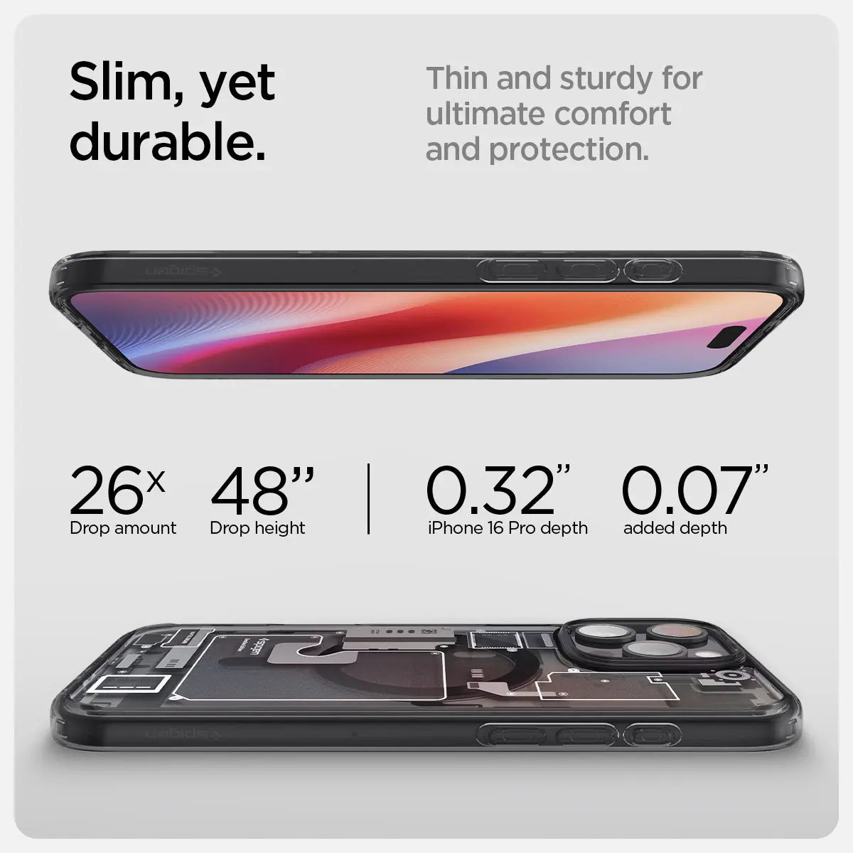 Spigen iPhone 16 Pro Case 6.3" Ultra Hybrid Zero One MagFit Magnetic Phone Case Magnetic Casing iPhone Cover
