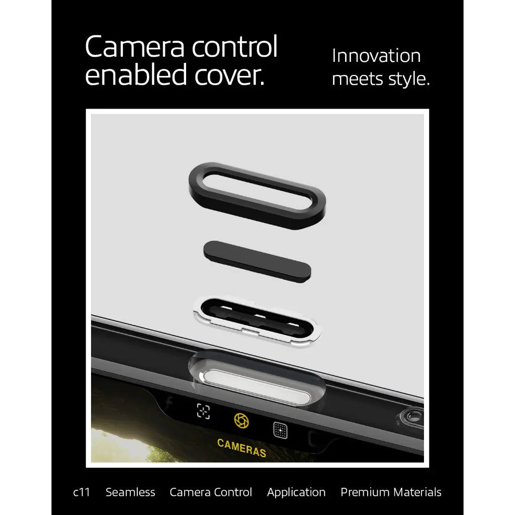 Spigen iPhone 16 Pro Case 6.3" c11 Sephiroth Magfit 3D Spatial Effect Camera Control Button Cover Magnetic Phone Case