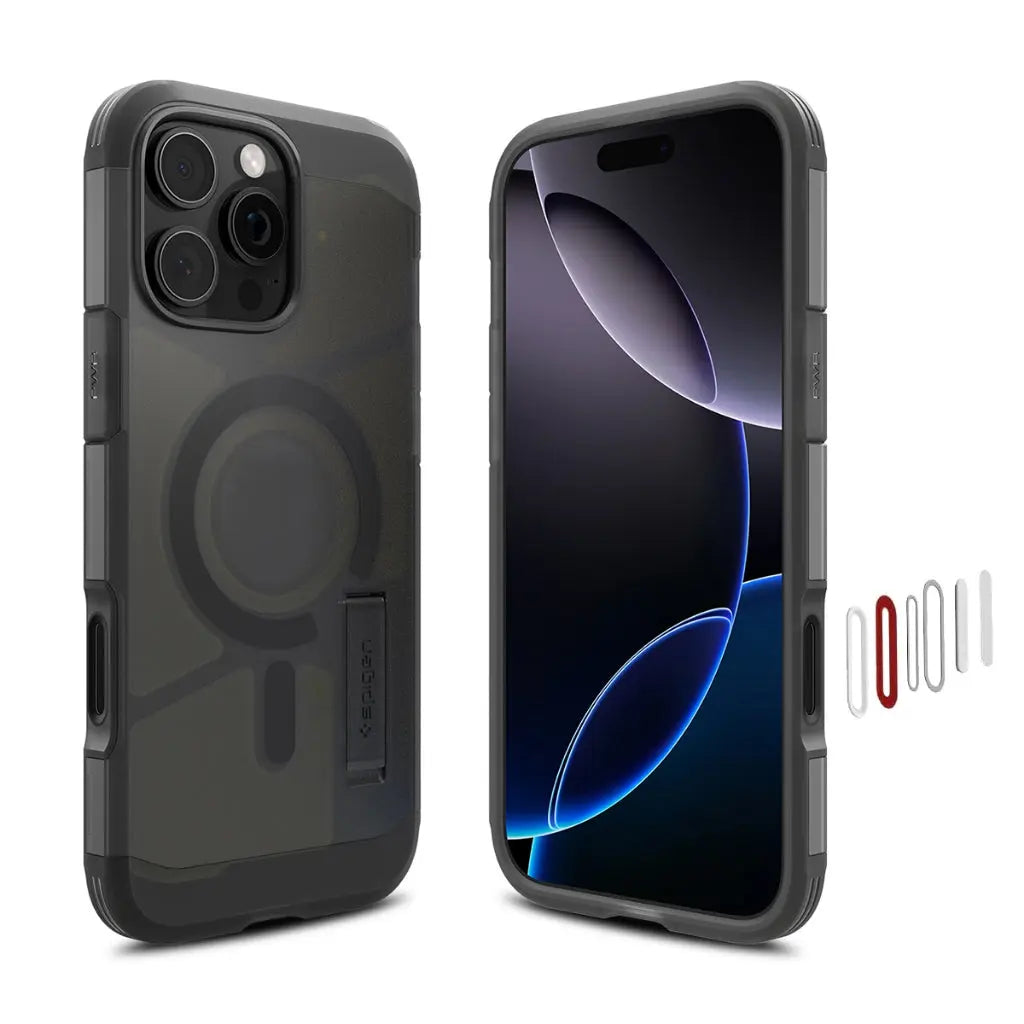 Spigen iPhone 16 Pro Max Case 6.9" Tough Armor T AI Magfit Frost Camera Control Button Cover Magnetic Phone Case
