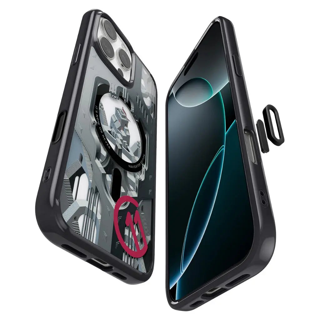 Spigen iPhone 16 Pro Max Case 6.9" c11 Navigator Magfit 3D Spatial Effect Camera Button Cover MagSafe Case iPhone Case