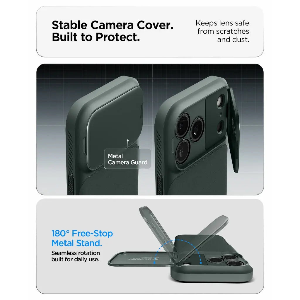 iPhone 17 Pro Case Optik Armor MagFit - Spigen Singapore