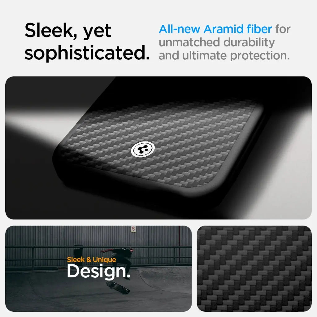 Spigen iPhone SE Case (2025) 6.1" Enzo Aramid MagFit MagSafe Case Slim Premium Ultimate Protection iPhone Case