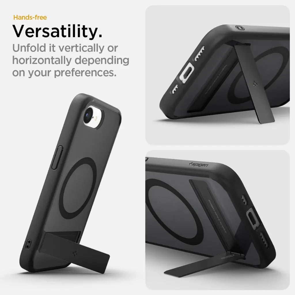 Spigen iPhone SE Case (2025) 6.1" Ultra Hybrid S MagFit Frost Magnetic Phone Case Phone Stand iPhone Case iPhone Cover